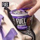 FUEL10K chocolate flavour rice pudding 210g (British brand)