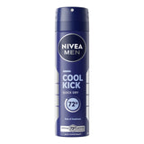 Nivea Men Cool Kick Anti-perspirant Spray 150ml, imported from the UK
