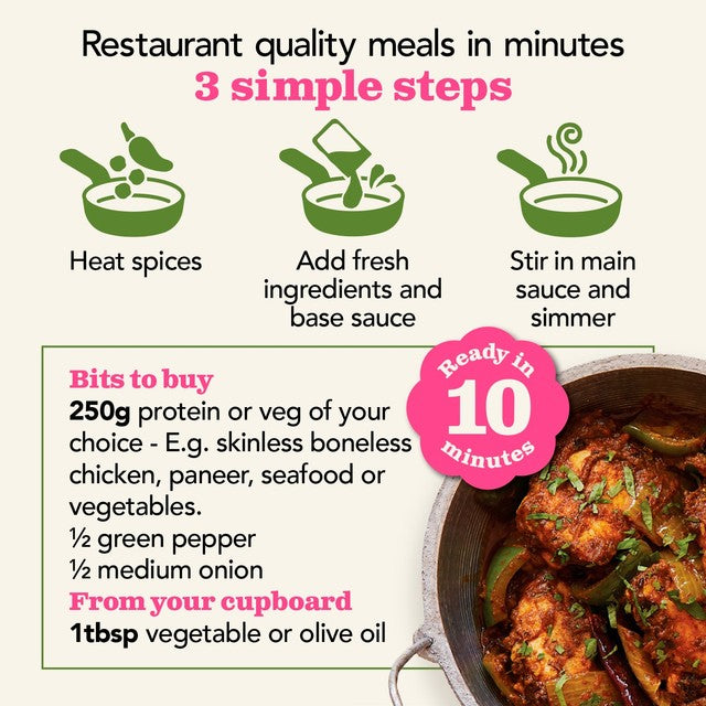 The Spice Tailor Balti curry sauce kit 300g (British brand)