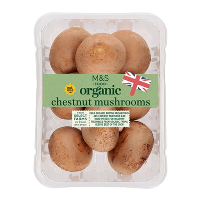 Champignons de Paris bio M&S Champignons frais 250g