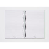 Nuco Tropical Green A5 Wiro Notebook 160 pages, imported from the UK