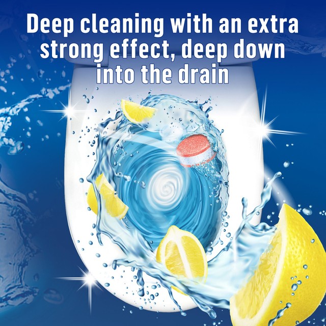 Bloo toilet cleaning tablets Anti-Limescale Lemon, imported from the UK
