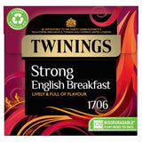 Twinings English Strong Breakfast tea bags 120 teabags (British brand)