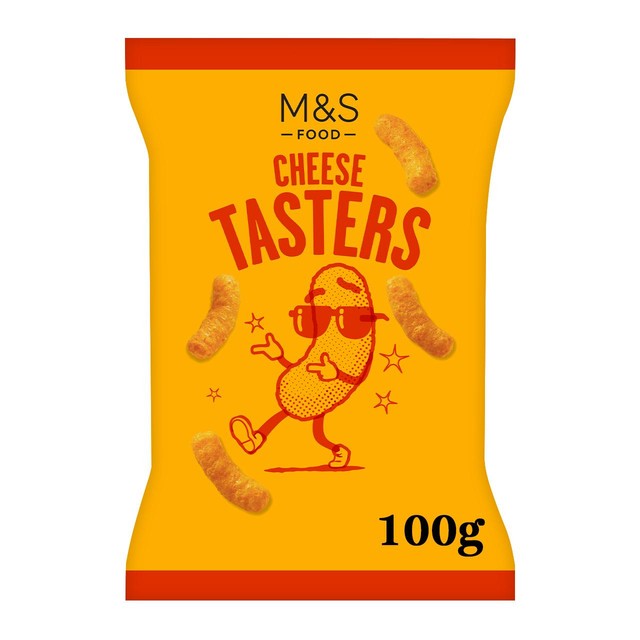 M&S cheese flavoured corn snack 100g, imported from the UK