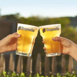 Hoegaarden Belgian lager wheat beer 750ml bottle, UK version