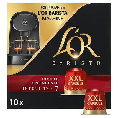 M&S L'OR Barista Double Espresso XXL Coffee Pods 10 Pack- Buy online at McGrocer
