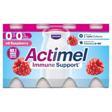 Actimel raspberry yoghurt drink 8 x 100g multipack - British product