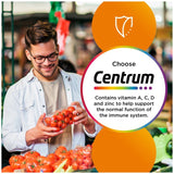 Centrum Immunity Support orange flavour gummy multivitamins 60 gummies - British product