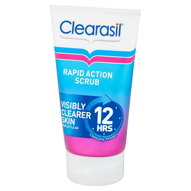 Clearasil Rapid Action Acne Face Scrub 125ml - British product