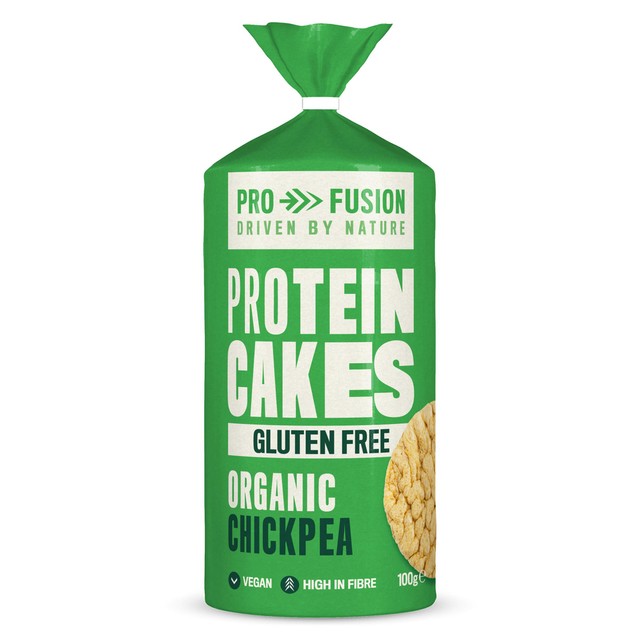 Profusion chickpea cakes 100g, imported from the UK