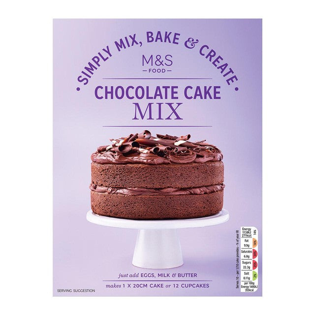 M&S chocolate cake mix 500g, imported from the UK