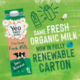 Yeo Valley Organic Fresh Semi Skimmed Milk