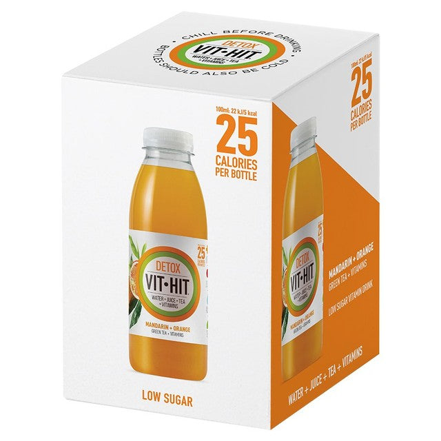 VITHIT orange and mandarin vitamin drink 500ml bottle (British brand)