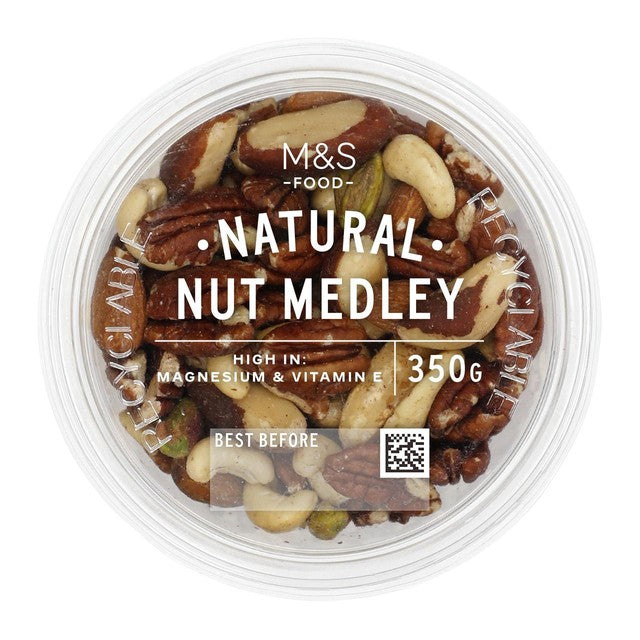 M&S nut medley 350g, imported from the UK