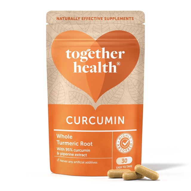 Together Health turmeric and curcumin supplement 30 capsules (British brand)