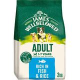 M&S James Wellbeloved Adult Dry Dog Food Fish & Rice 2kg- Buy online at McGrocer