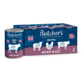 Butcher's Jelly Dog Food Mixed Flavours 6 x 400g cans - British product