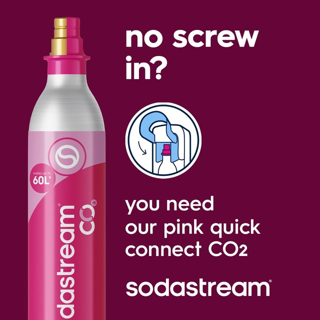 SodaStream spare CO2 gas cylinder 425g (British brand)