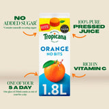 Tropicana smooth orange juice, imported from the UK