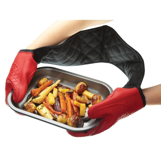 MasterClass silicone double oven glove 37x19cm, imported from the UK