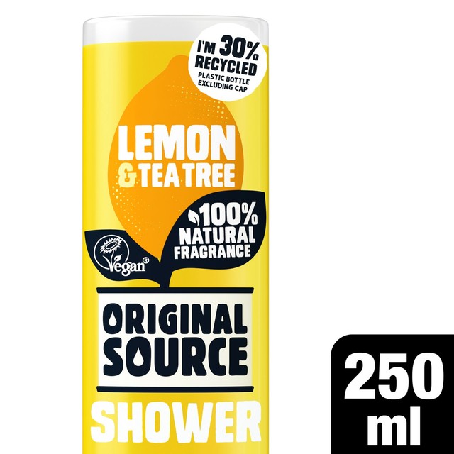 Original Source Lemon & Tea Tree shower gel 250ml, imported from the UK