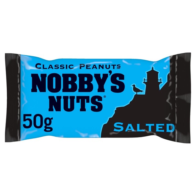 Nobby's Nuts salted peanuts 50g, imported from the UK