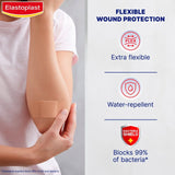 Elastoplast extra flexible breathable fabric plaster 1m x 6cm - British product
