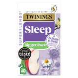 M&S Twinings Superblends Sleep Spiced Apple and Vanilla Herbal Tea Infusion 40 Teabags- Buy online at McGrocer