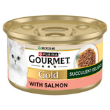 M&S Gourmet Gold Succulent Delights Salmon Wet Cat Food 85g- Buy online at McGrocer