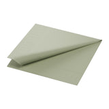 Duni pistachio green paper napkins 33cm, imported from the UK
