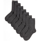 M&S Kids Ankle Socks Grey Marl Size 8.5-12, imported from the UK