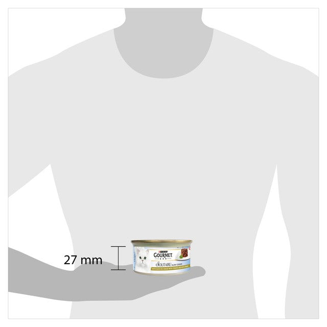 Gourmet wet cat food duck 85g, UK version