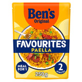 M&S Ben's Original Favourites Paella Chorizo and Vegetable Microwave Rice Meal 250g- Buy online at McGrocer