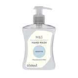 M&S sensitive fragrance-free hand wash 250ml, imported from the UK