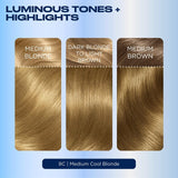 Clairol Nice'n Easy hair dye Medium Cool Blonde - British product