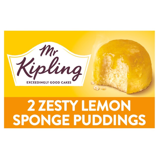 Mr Kipling Lemon Sponge Pudding 2x100g, imported from the UK