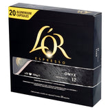 L'OR Onyx Intensity 12 coffee pods x20, UK version