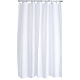 Aqualona white shower curtain 180x180cm - British product