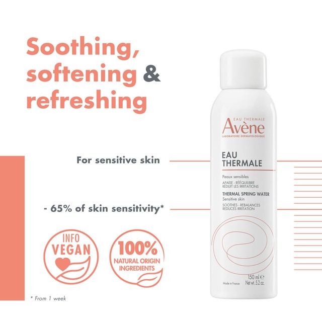 Avène Thermal Spring Water Spray for Sensitive Skin 150ml - British product