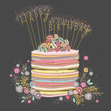 Woodmansterne Peach & Prosecco Delicious Day birthday card, imported from the UK