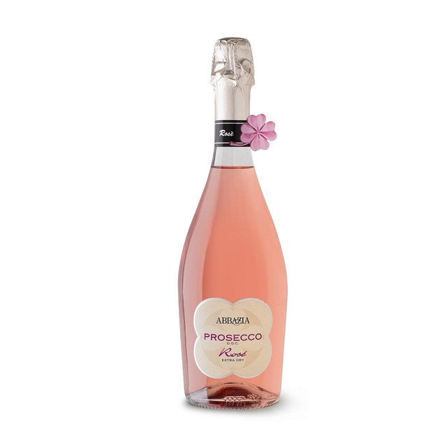 Abbazia Prosecco Rosé Millesimato sparkling wine 75cl - British product