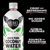 Rebel Kitchen coconut water organic 750ml imported from the UK