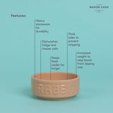 Mason Cash Lettered Rabbit bowl 13cm, imported from the UK