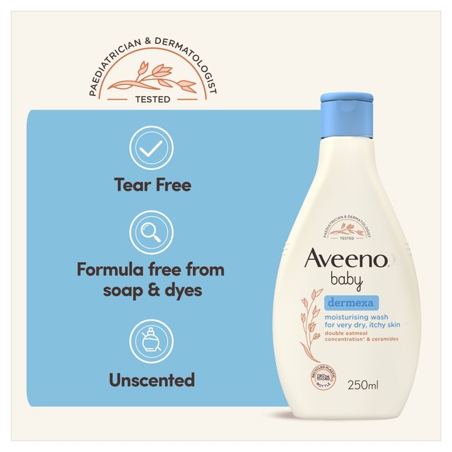 Aveeno Baby Dermexa Moisturising Wash 250ml - British product