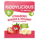 Kiddylicious Strawberry Banana Yoghurt Pouch Baby Food 4x100g