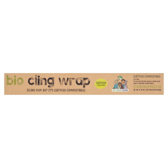 Eco Green Living compostable cling film 30cm x 30m - British product