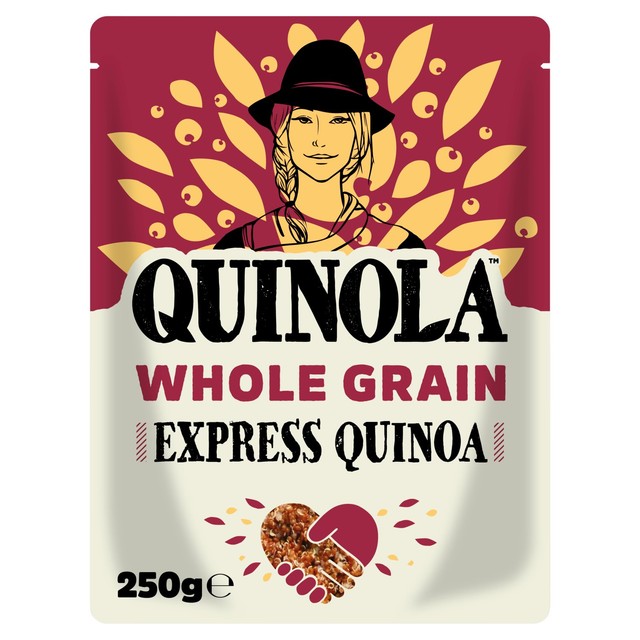Quinola wholegrain ready to eat quinoa 250g, imported from the UK