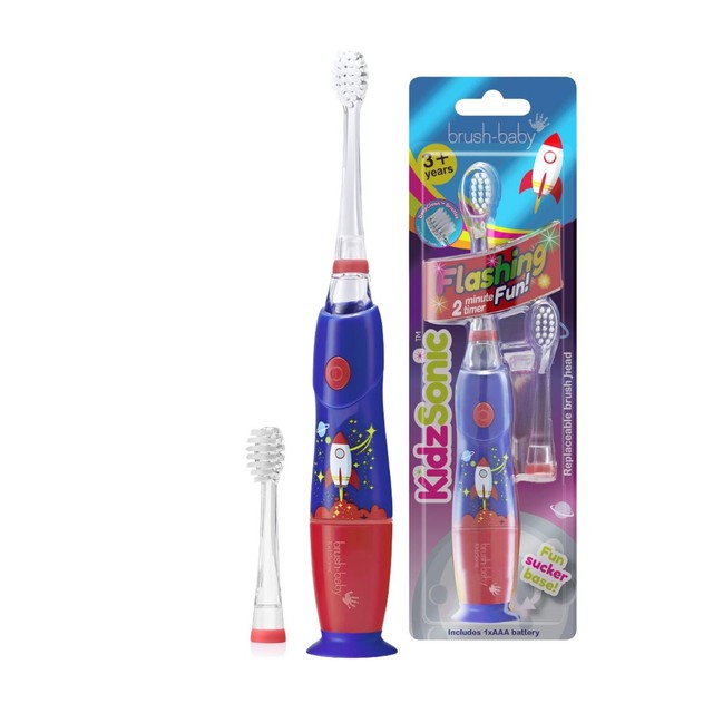 Brush-Baby KidzSonic Rocket electric toothbrush for kids - British product