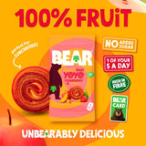 Bear Giant Fruit Yoyos strawberry and mango multipack 5 x 20g - British product