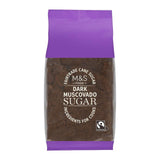 M&S M&S Fairtrade Dark Muscovado Sugar Brown Sugar 500g- Buy online at McGrocer